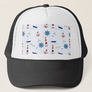 Gorra De Camionero Collage náutico