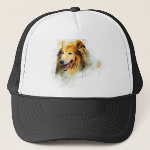 Gorra De Camionero Collie áspero/collie de pelo largo