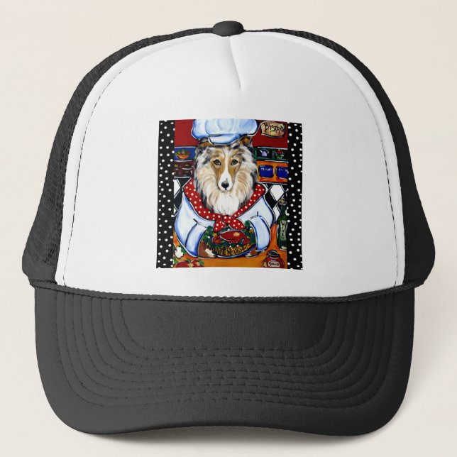 Gorra De Camionero Collie Chef (Anverso)
