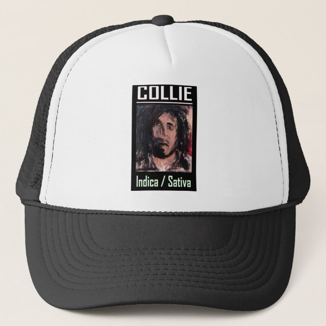 GORRA DE CAMIONERO COLLIE INDICA SATIVA (Anverso)