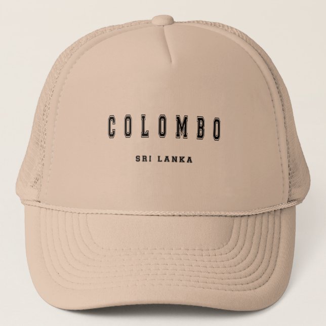 Gorra De Camionero Colombo Sri Lanka (Anverso)