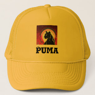 Gorra De Camionero Color amarillo Etiqueta del logotipo impreso
