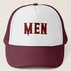 Gorra De Camionero Color blanco y marrón HOMBRES HOMBRES