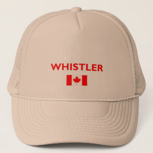 Gorra De Camionero Color oscuro de la bandera canadiense de Canadá d