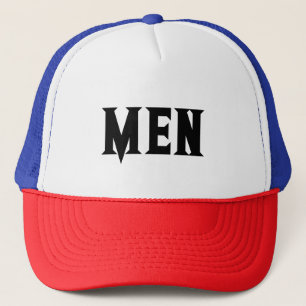 Gorra De Camionero Color rojo/blanco/azul del tipo de letra gigante