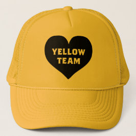 Gorra De Camionero Color War Yellow Team Hat