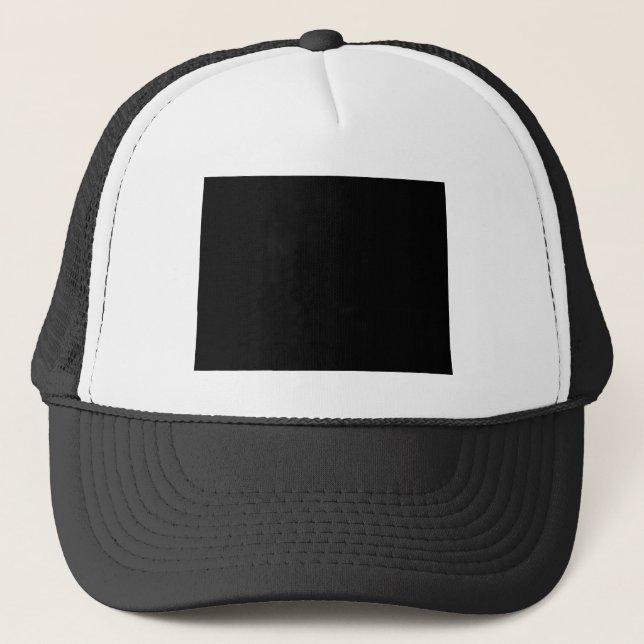 Gorra De Camionero Colorado blanco y negro (Anverso)