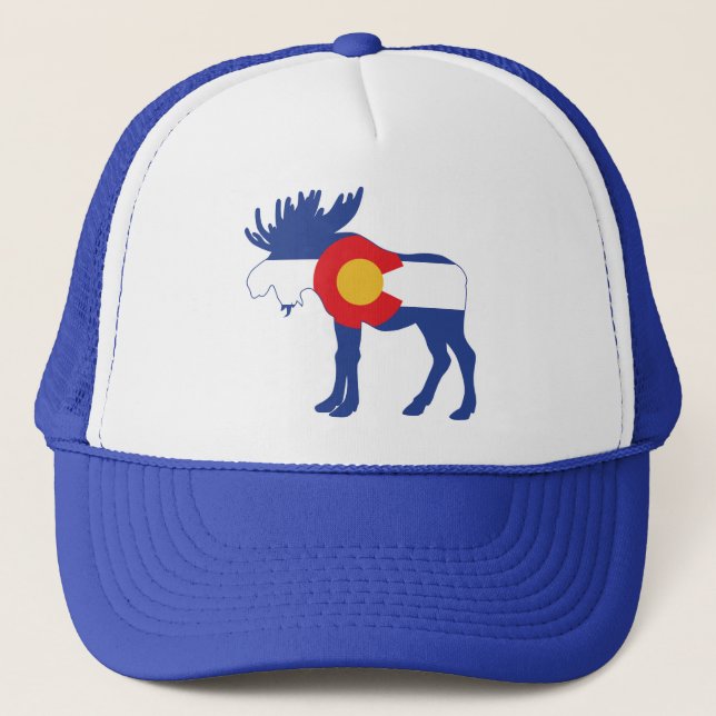 Gorra De Camionero Colorado-Moose (Anverso)
