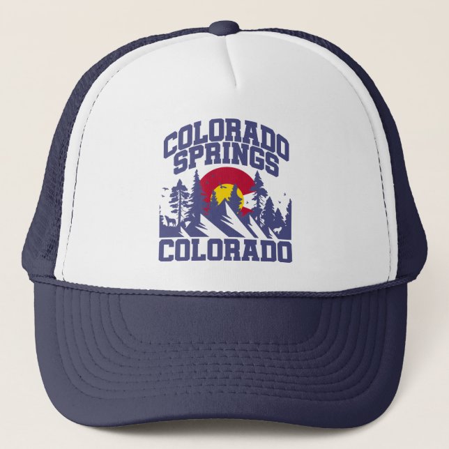 Gorra De Camionero Colorado Springs, Colorado (Anverso)
