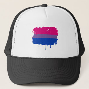Gorra De Camionero Colores bisexuales del orgullo
