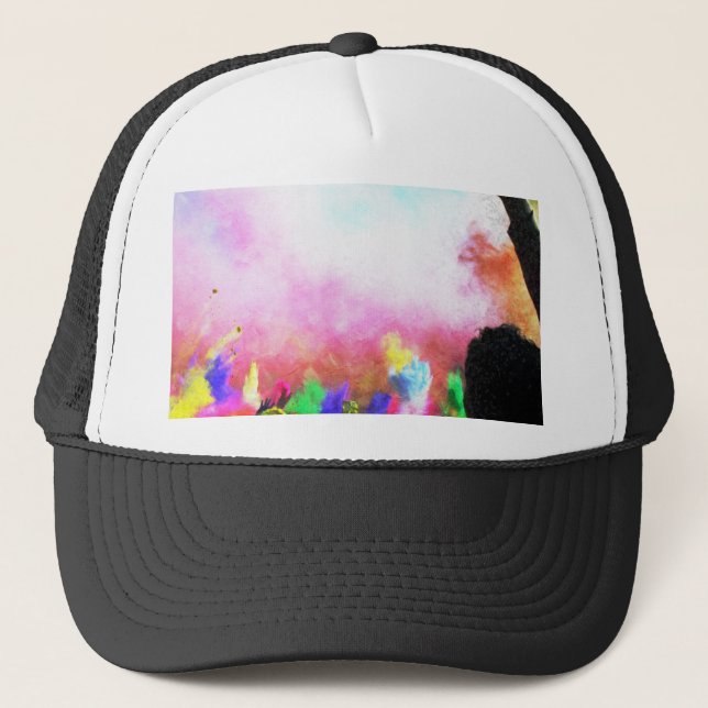 Gorra De Camionero Colores de Holi caídos (Anverso)