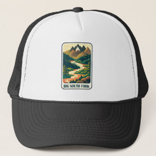 Gorra De Camionero Colores del río Big South Fork Tennessee Kentucky