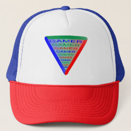 Gorra De Camionero Colores del sistema de juegos para jugadores 3 RGB