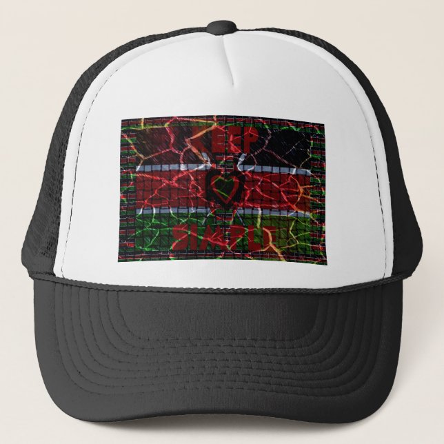 Gorra De Camionero Colores Rasta (Anverso)