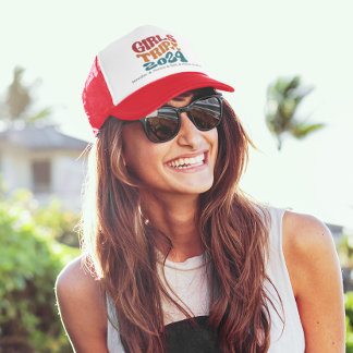 Gorra De Camionero Colores y texto del Personalizable de Trip 2024 de