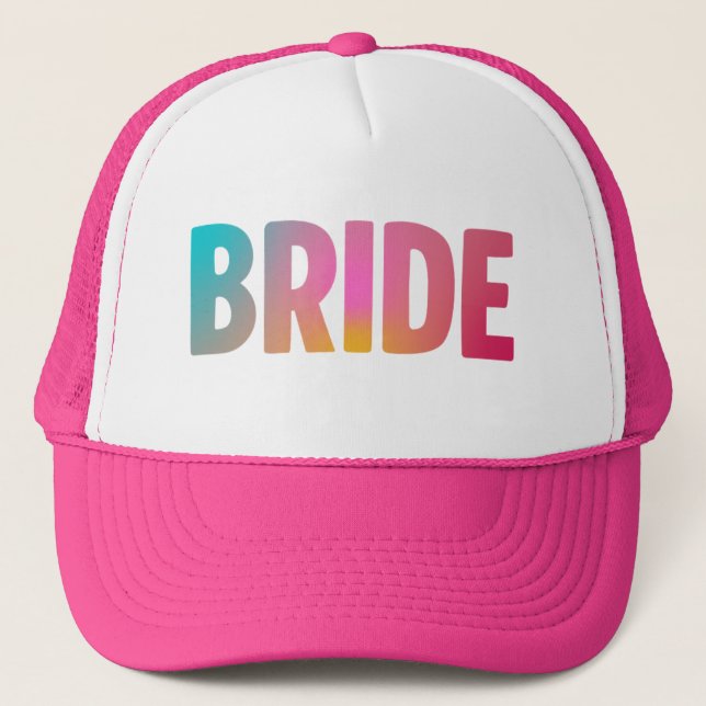 Gorra De Camionero Colorful Bride (Anverso)