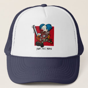 Gorra De Camionero Colorful Chainsaw Clown Halloween Horror Cartoon