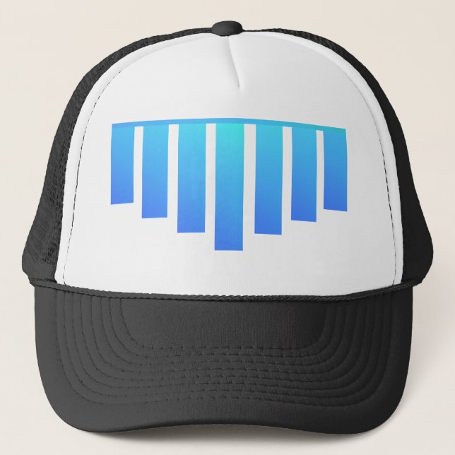 Gorra De Camionero Colorful Geometric Spectrum Design (Anverso)