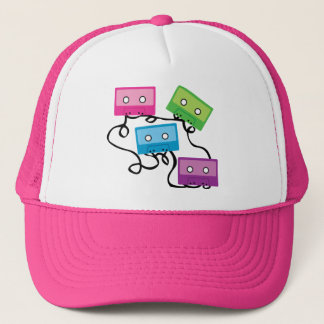 Gorra De Camionero Coloridas cintas de cassette