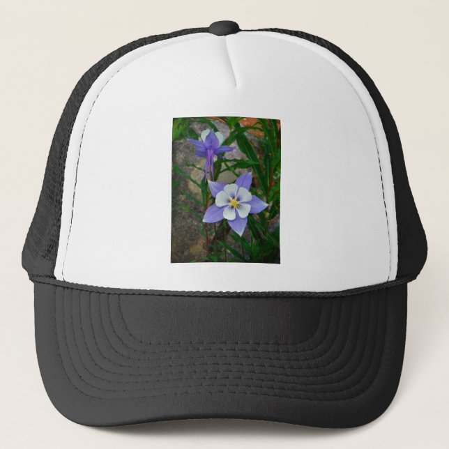 Gorra De Camionero Columbina azul (Anverso)
