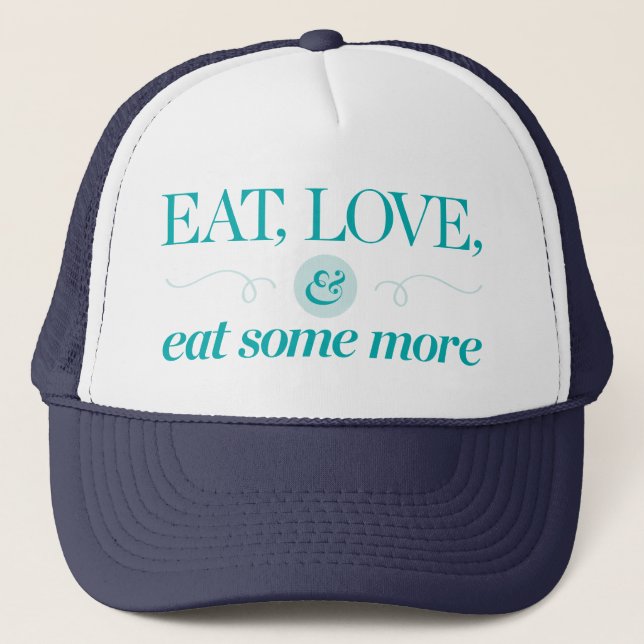 Gorra De Camionero Coma, ame y coma mayor (Anverso)
