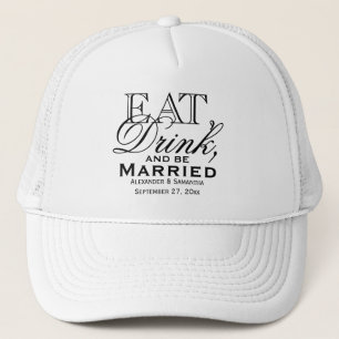 Gorra De Camionero Coma, beba, y sea boda de encargo casada
