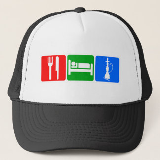 Gorra De Camionero Coma, duerma, cachimba