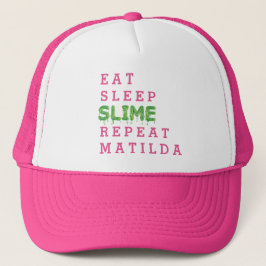 Gorra De Camionero Coma, duerma, limo, repita gooey
