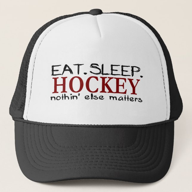 Gorra De Camionero Coma el hockey del sueño (Anverso)
