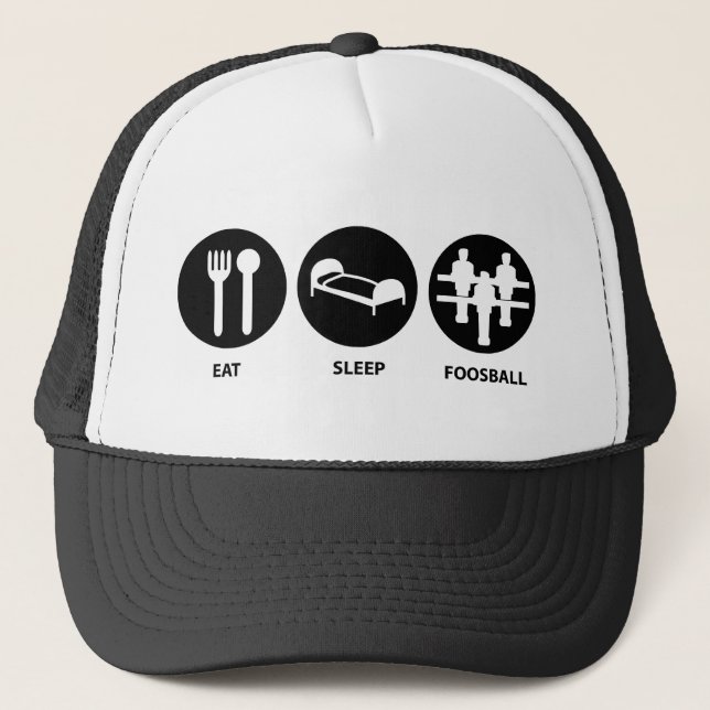 Gorra De Camionero Coma el sueño Foosball (Anverso)