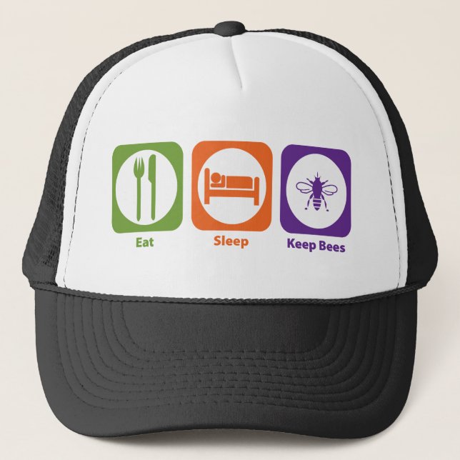 Gorra De Camionero Coma el sueño guardan abejas (Anverso)