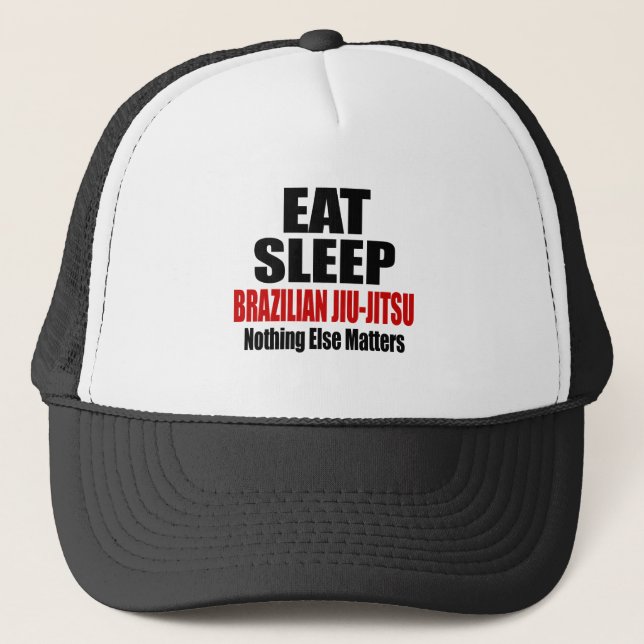 GORRA DE CAMIONERO COMA EL SUEÑO JIU-JITSU BRASILEÑO (Anverso)