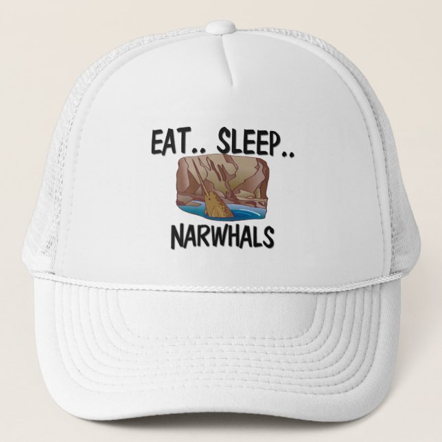 Gorra De Camionero Coma el sueño NARWHALS (Anverso)