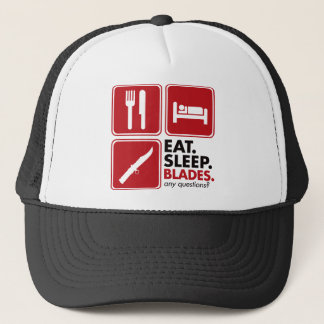 Gorra De Camionero Coma las cuchillas del sueño - rojo