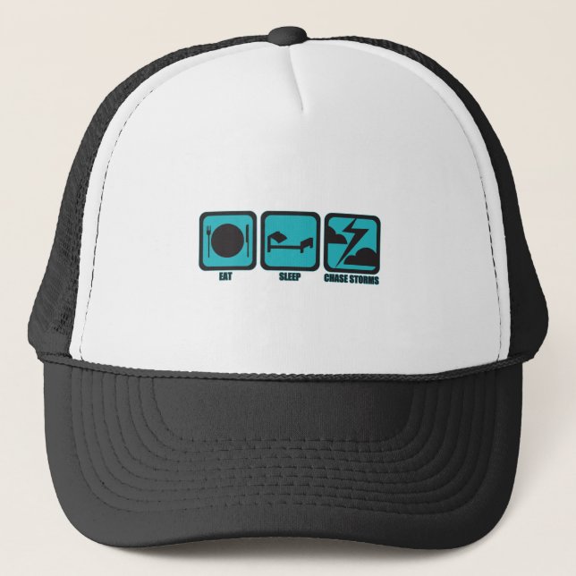 Gorra De Camionero Coma las tormentas de la caza del sueño (Anverso)