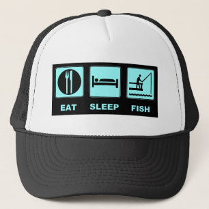 Gorra De Camionero Coma los regalos de la pesca de los pescados del