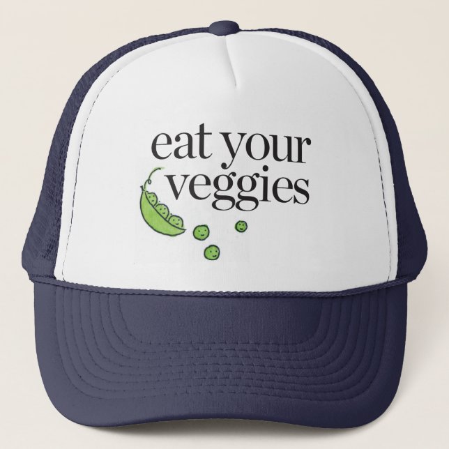 Gorra De Camionero Coma sus Veggies (Anverso)