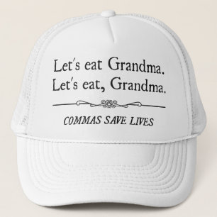 Gorra De Camionero Comamos a la abuela que las comas ahorran vidas