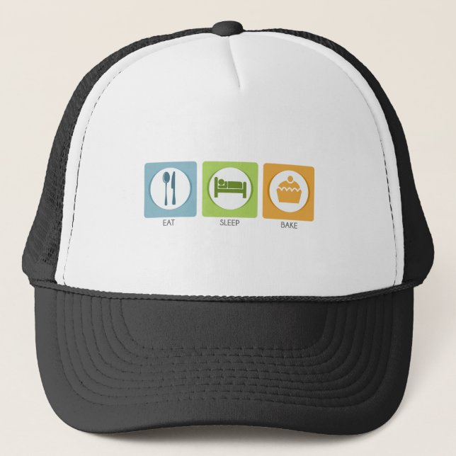 Gorra De Camionero ¡Coman Bake De Duerma! (Anverso)