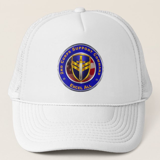 Gorra De Camionero Comando de Apoyo del 2º Cuerpo “COSCOM” (Anverso)