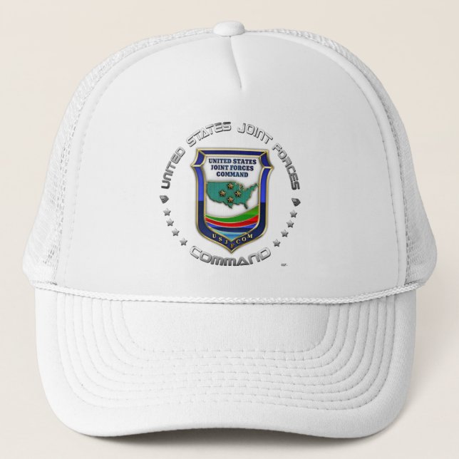 Gorra De Camionero Comando de las Fuerzas Conjuntas de Estados Unidos (Anverso)