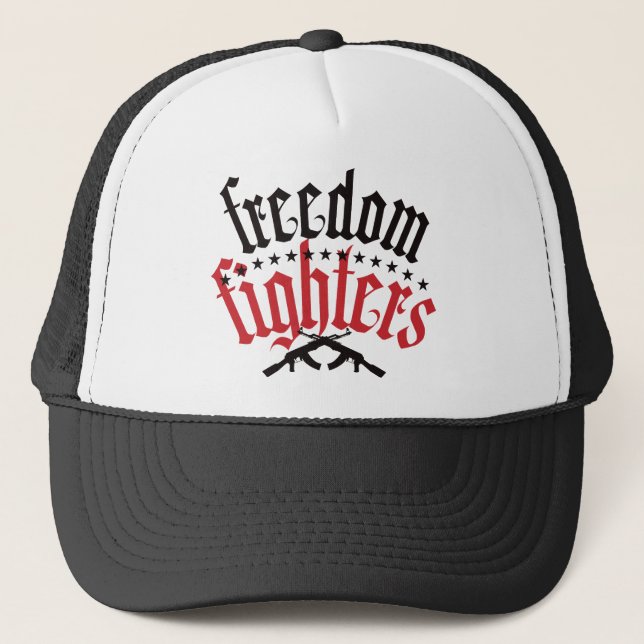 Gorra De Camionero Combatientes AK47 de la libertad (Anverso)