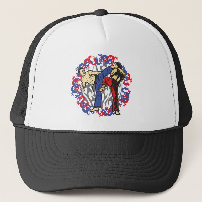 Gorra De Camionero Combatientes del dragón (Anverso)