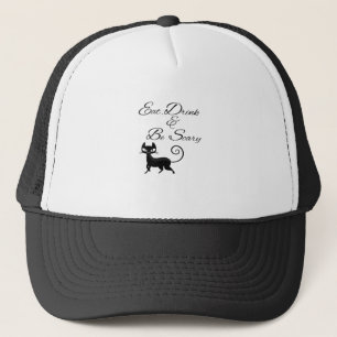 Gorra De Camionero Come Bebe Y Sé Un Gato Espeluznante Divertido Lind