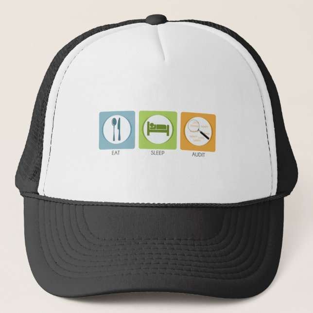 Gorra De Camionero ¡Come Duerme Audita! (Anverso)