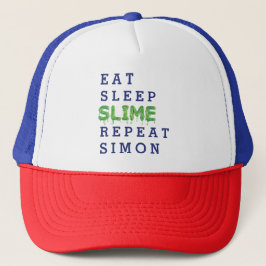 Gorra De Camionero Comer, dormir, adelgazar, repetir idiotez