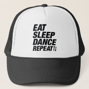 Gorra De Camionero Comer Dormir Bailar Repetir