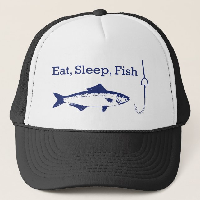 Gorra De Camionero Comer pescado de sueño (Anverso)