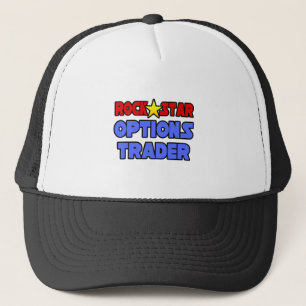 Gorra De Camionero Comerciante de opciones de estrella de rock