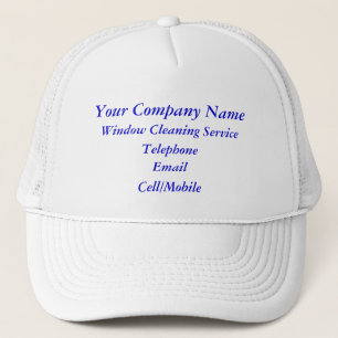 GORRA DE CAMIONERO COMERCIO, LIMPIEZA DE VENTANAS